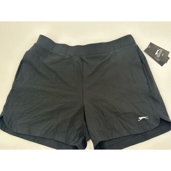 Slazenger NWT size M black tech hydro-Dri golf shorts - Picture 4 of 13
